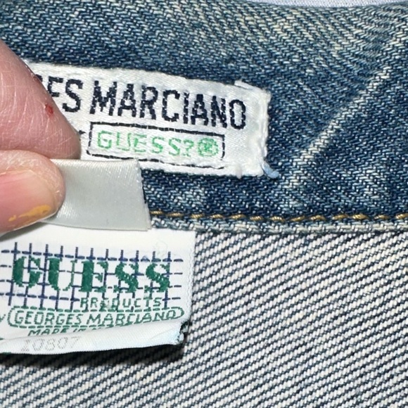 Georges Marciano for Guess • Vtg Denim Jean Jacket • Men’s sz M • Style 10807 - Picture 10 of 14